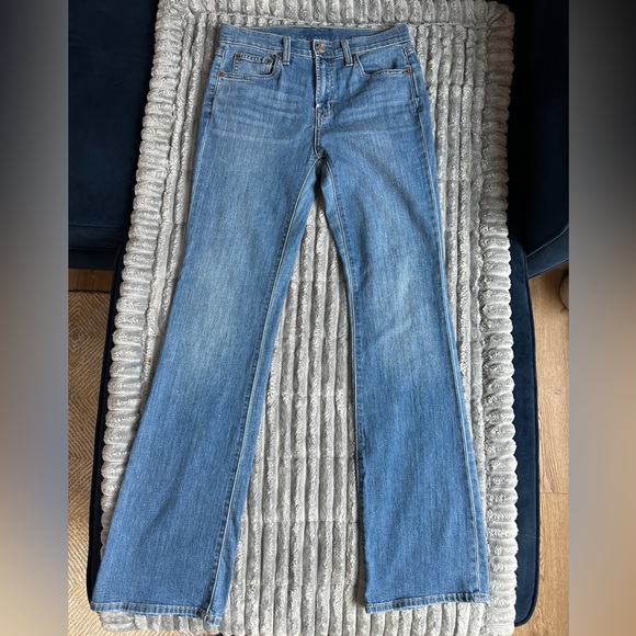 GAP Denim - Gap mid rise plain basic long baby boot jeans
